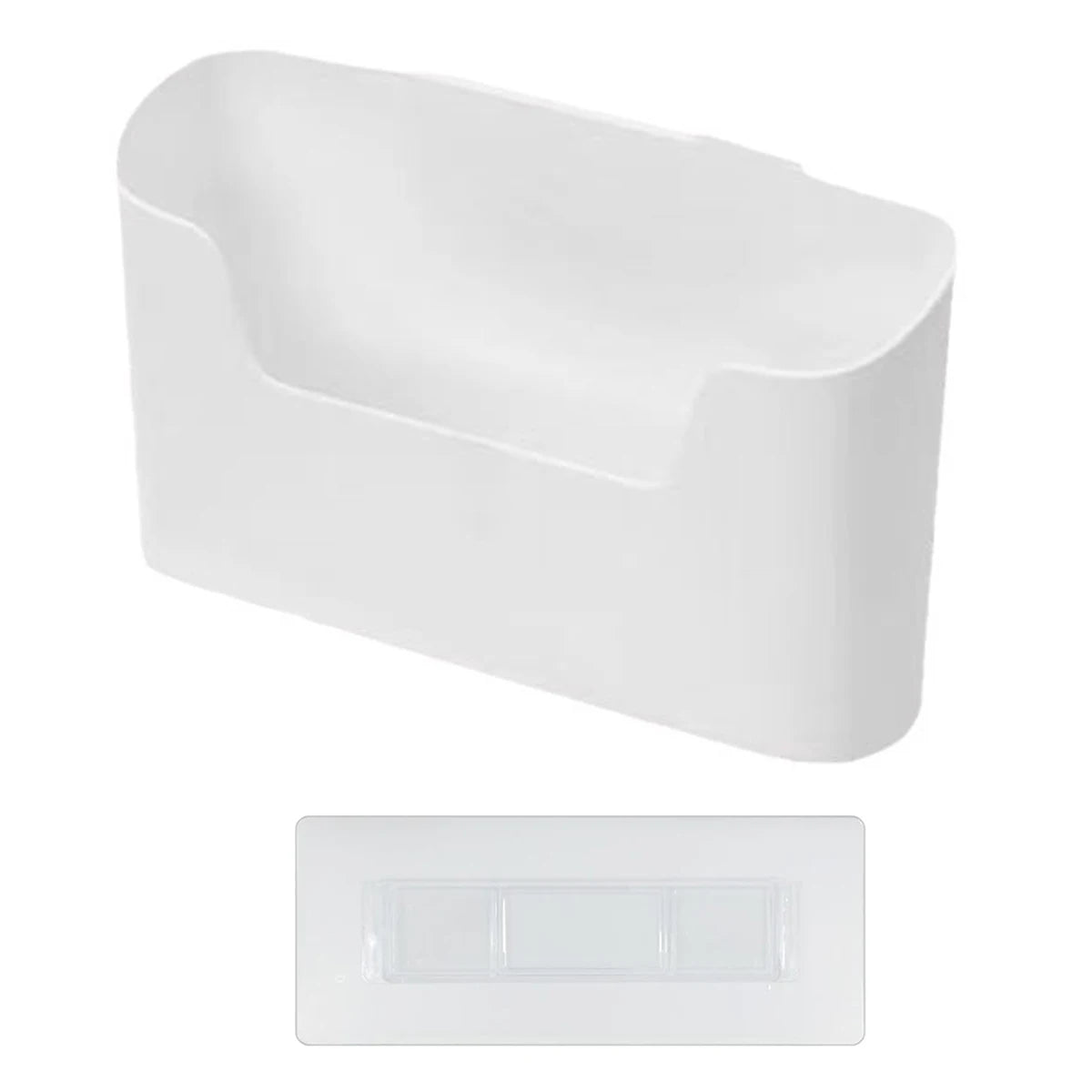 Kitchen Wall-mounted Adhesive Storage Rack Multifunctional Cabinet Door Storage Box Under Sink Drawer Shelf Bathroom Organizer