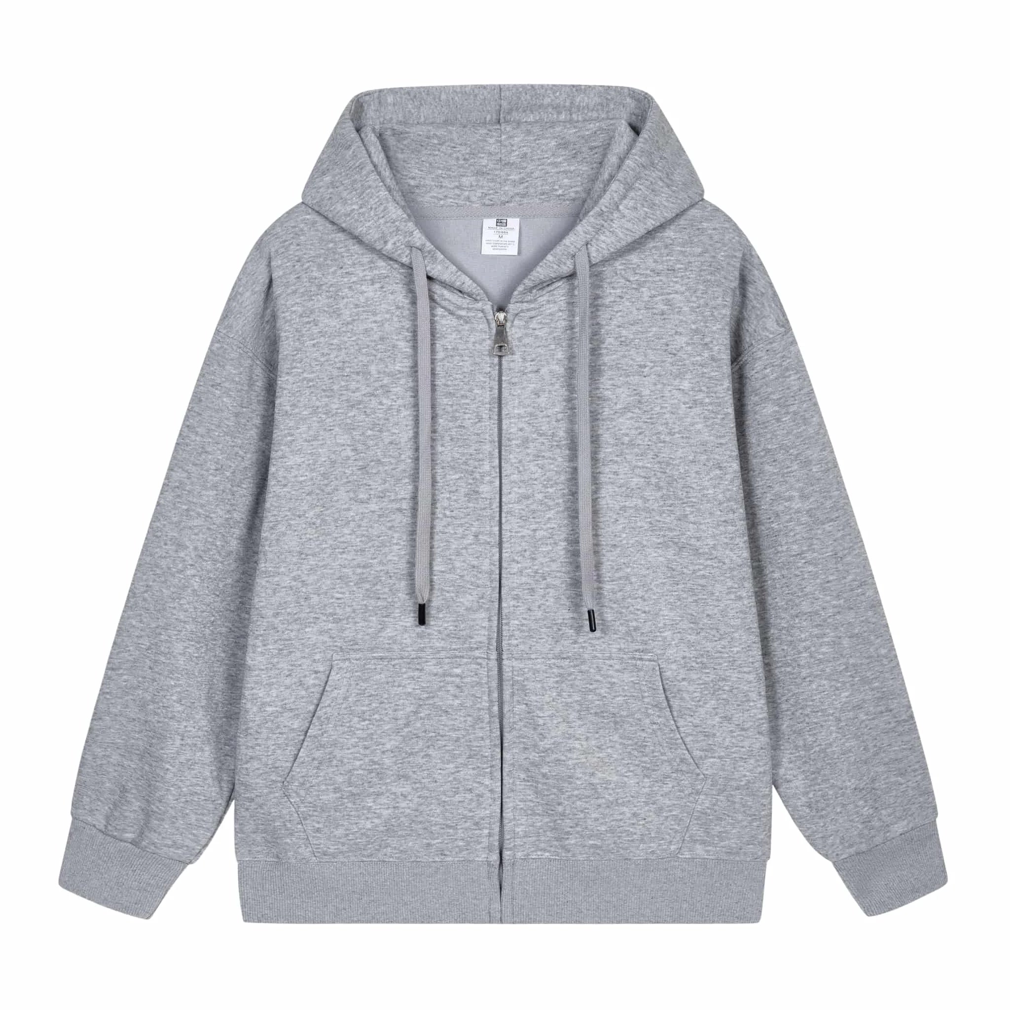 Men's Hooded Jacket Black Mustang Text Print Casual Daily Wear Fashion Streetwear Top Quality Comfortable Sweatshirt