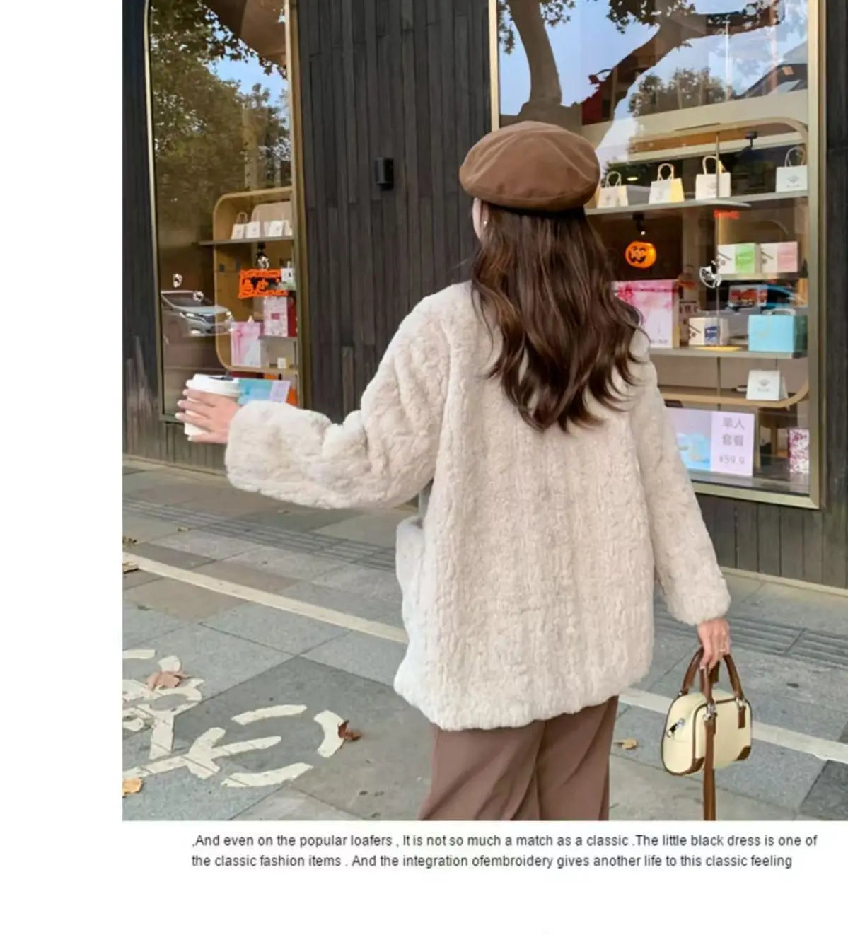 Women's Winter Jacket Little Fragrant Lamb Wool Coat Female Short Winter New Loose Thickened Mao Mao Top Cotton-padded Jacket