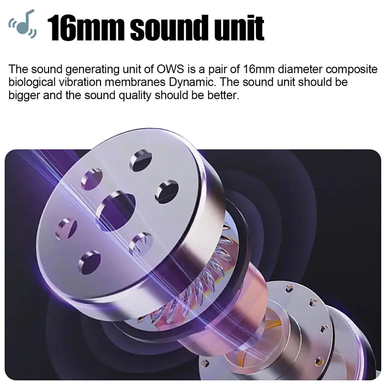 Bluetooth 5.2 Wireless Earphone Stereo Noise Reduction Headphones Hanging Ear Type Not In The Ear Headset For Android For iphone