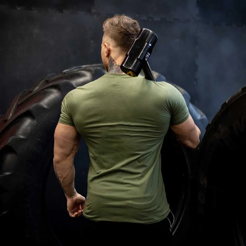 Tshirt for Men Bodybuilding  Graphic T Shirts Workout Fitness Men Clothing Short Sleeve Shirt Street Wear