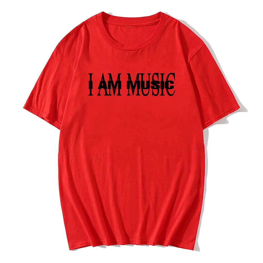 Men Tees I Am Music Album Playboi Carti T-shirt 2025 New Album Printing Tshirts Summer Cotton High Quality Tee-shirt O-neck Tops