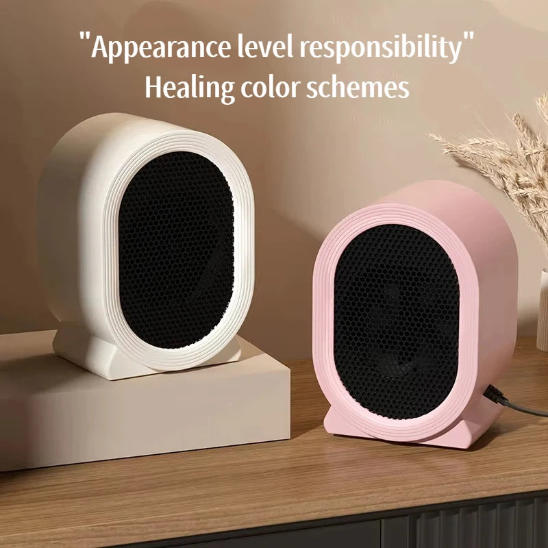 Xiaomi MIJIA Portable Desktop Electric Heater for Home and Office, Mini Warm Air Fan for Desk Use Foot Warmer for Cozy Comfort