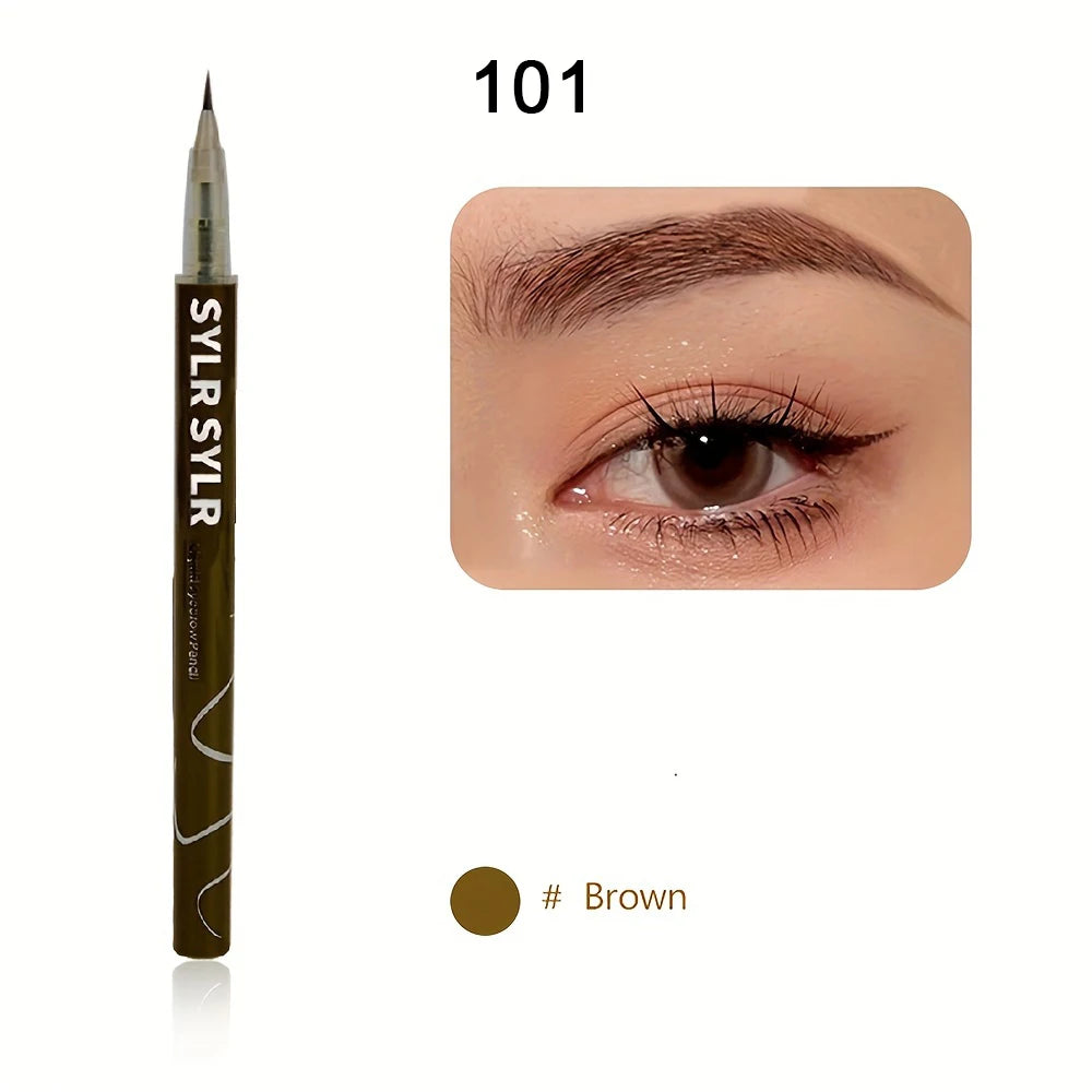 0.008mm Ultra-fine Liquid Eyebrow Pencil Professional Waterproof And Sweat-proof Eyeliner in one Lasting Eye Brow pen