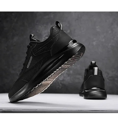 Men's Sneakers 2025 Spring Autumn New Waterproof Non Slip Wear-resistant Work Shoes Outdoor Fashion Lace Up Vintage Casual Shoes