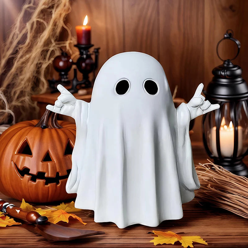 Halloween Creative Ghost Ornaments Desktop Ornament  Personalized Home Halloween Party Terrifying Atmosphere Decorations