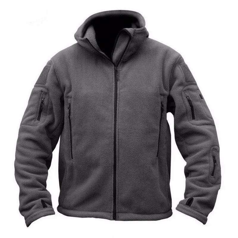 Men's Jackets Warm Military Tactical Sports Fleece Hoodie Jackets Hiking Climbing Fishing Adventure Camping Outdoor Clothing