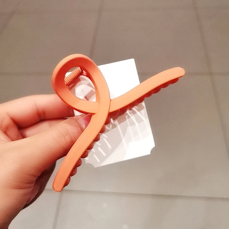 Barrettes Fashion Women Acrylic Hair Claws Clips Hair Accessories Hairpins Ladies Hairgrip Headwear Girls Ornaments Crab Bands