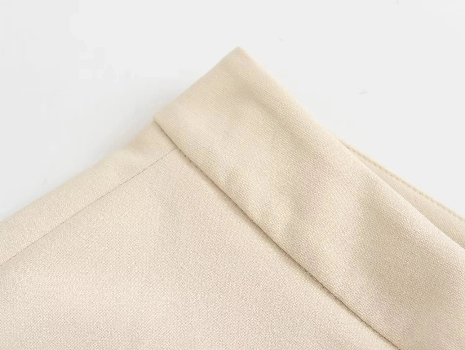 HH Women Elegant Solid Pant Suit Front Button Strapless Sexy Tank Tops + Side Slit Trouser Female Fashion Streetwear Sets