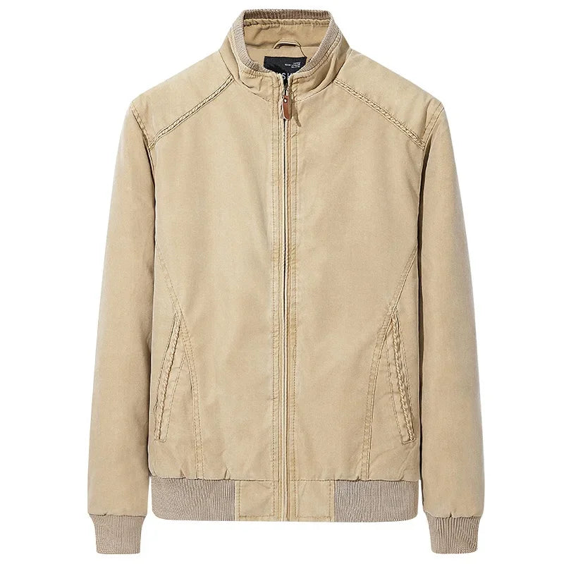 Men Denim Jacket Retro Fashion Cotton Slim Fit Vertical Collar Motorcycle Jackets Autumn 2025 Man Jeans Coats Plus Size Clothes