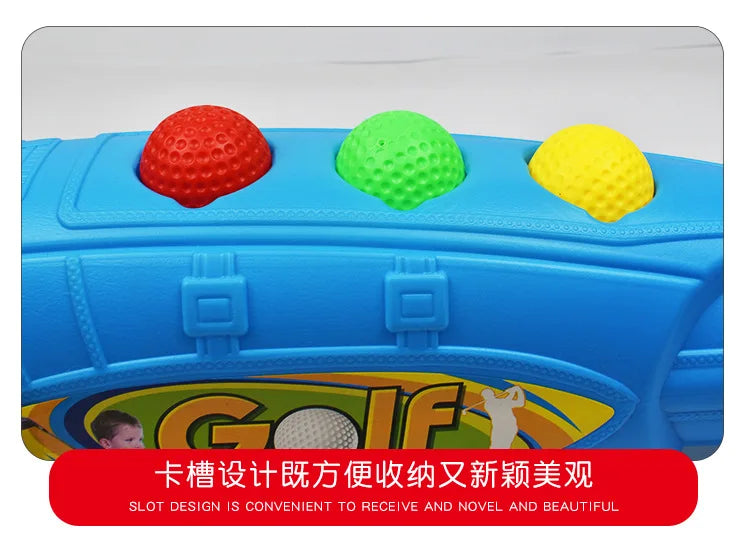 Kid's Indoor Outdoor Sports Toys Golf Club Sets Parent-child Interaction Develop Children's Athletic Ability Outdoor Games Toys