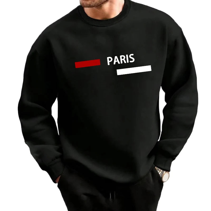 Men's Tracksuit Daily Casual Autumn Winter Fashion Single Sweatshirts Sweatpants Men Sports Comfort Simplicity Outdoor Quality