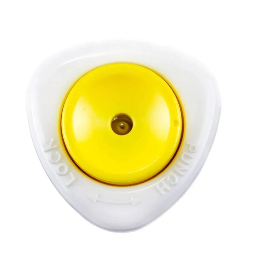 Kitchen Gadget: Semi - Automatic Egg Tool - Egg Piercer, Pricker, Dividers, Beater With Lock for Cooking Dutiful