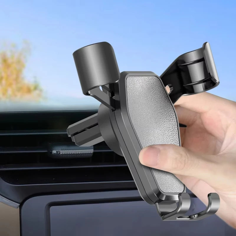 Car Mobile Phone Bracket Automatic Multifunctional Car Air Outlet Gravity Navigation Bracket Universal Mobile Phone Bracket