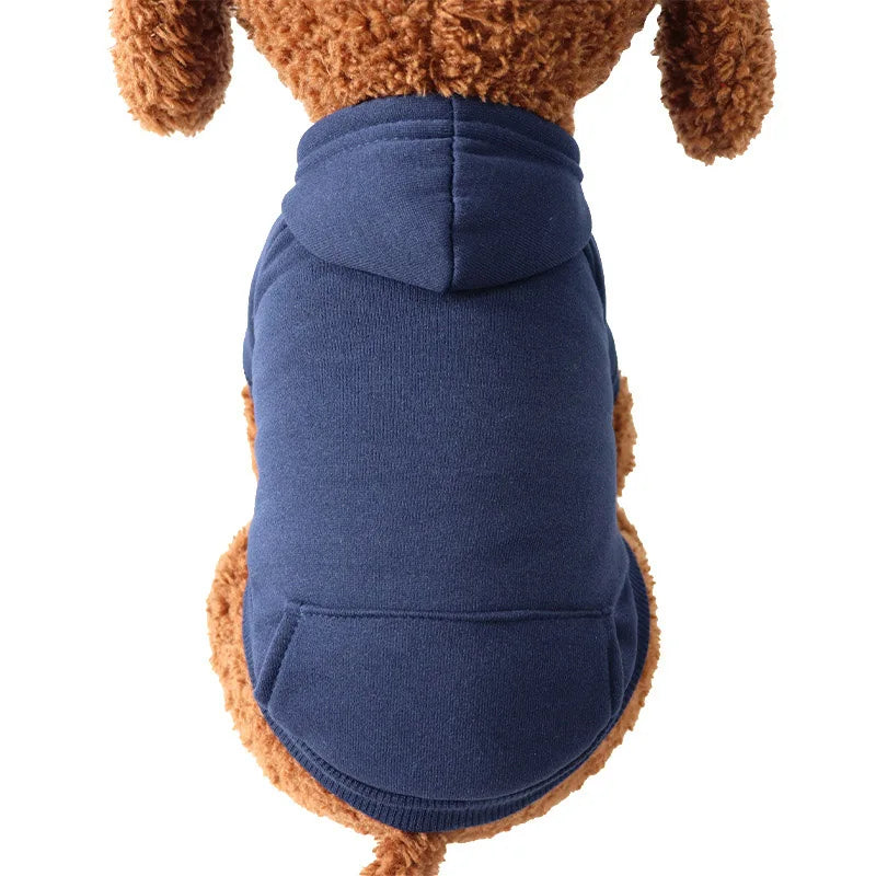 Pet Accessories Winter Dog Clothes for Small Dogs Warm Dogs Coat Pullover Clothing SweatshirtsCasual Dog Cat Clothing Pet Access