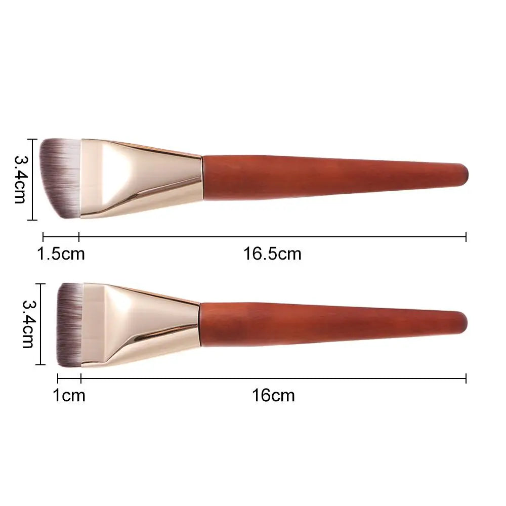 Make Up Tools Ultra Thin Foundation Brush Smooth Soft Flat Contour Brush Bevel Design Lightweight Makeup Brushes Women