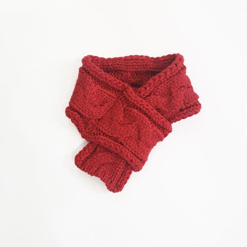 Winter Warm Dog Cat Christmas Knitted Scarf Collar Accessories Adjustable Small Puppy Kitten Scarves Pet Clothes For Chihuahua