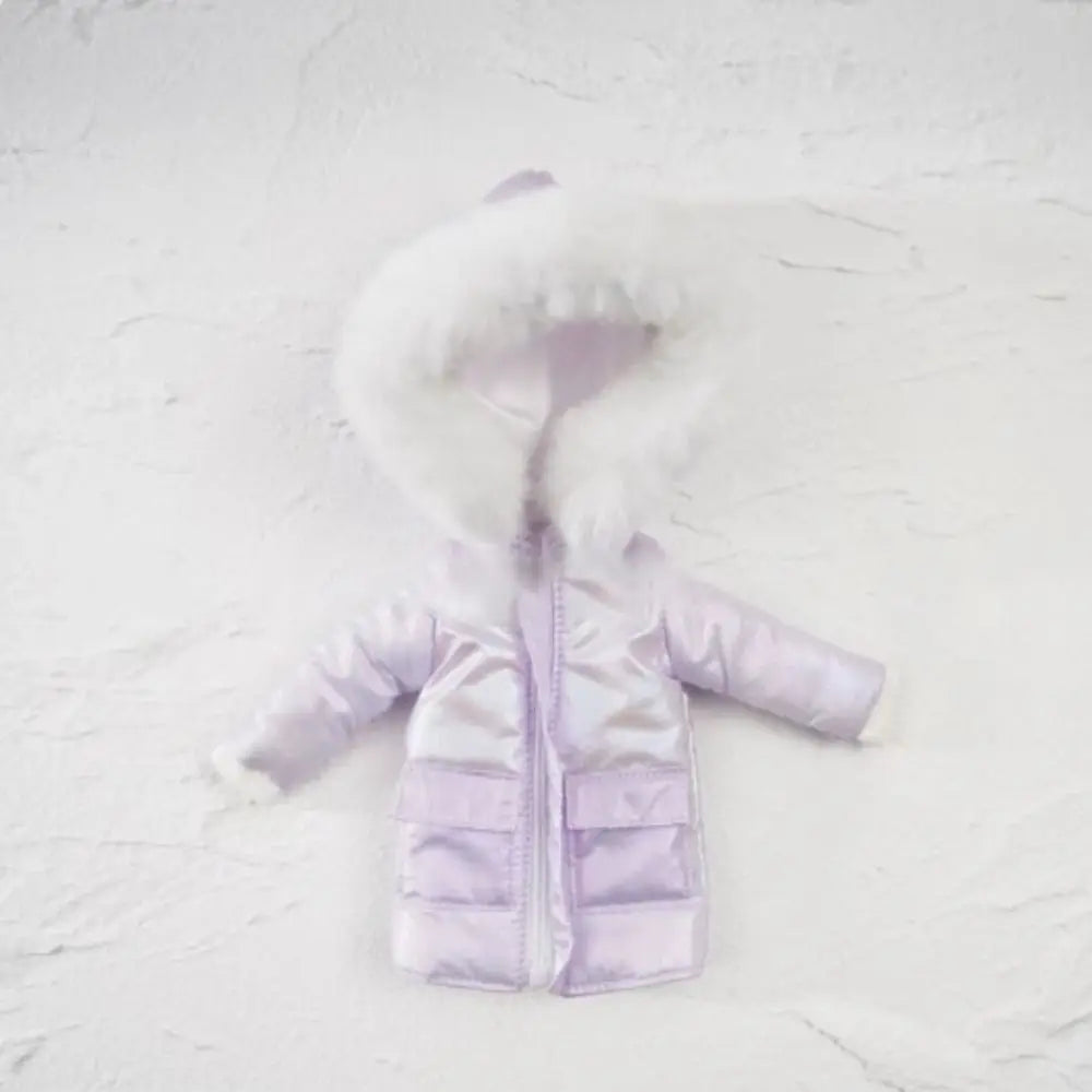 Fashion Winter Coat Outfits Long Style DIY Accessories Thick Down Jackets Handmade for blythe Dolls For ob24 ob22 Dolls/
