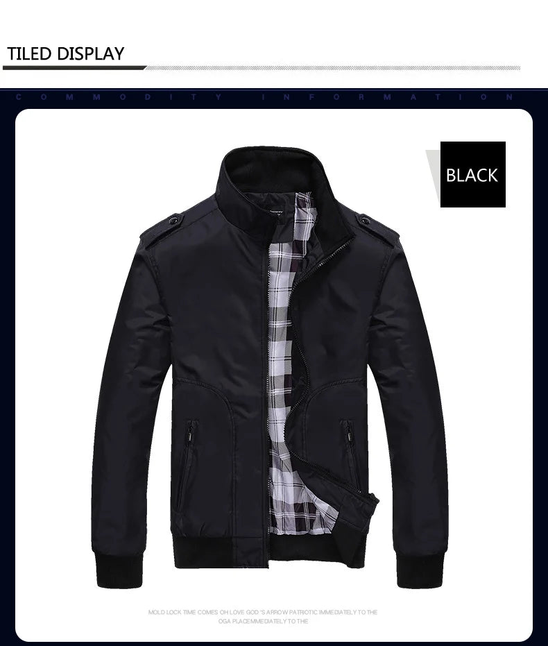 Bomber Jacket Men Rainproof Windproof Waterproof Jackets Men's Outwear Spring Male Military Coats Classic Fashion Brand Coats