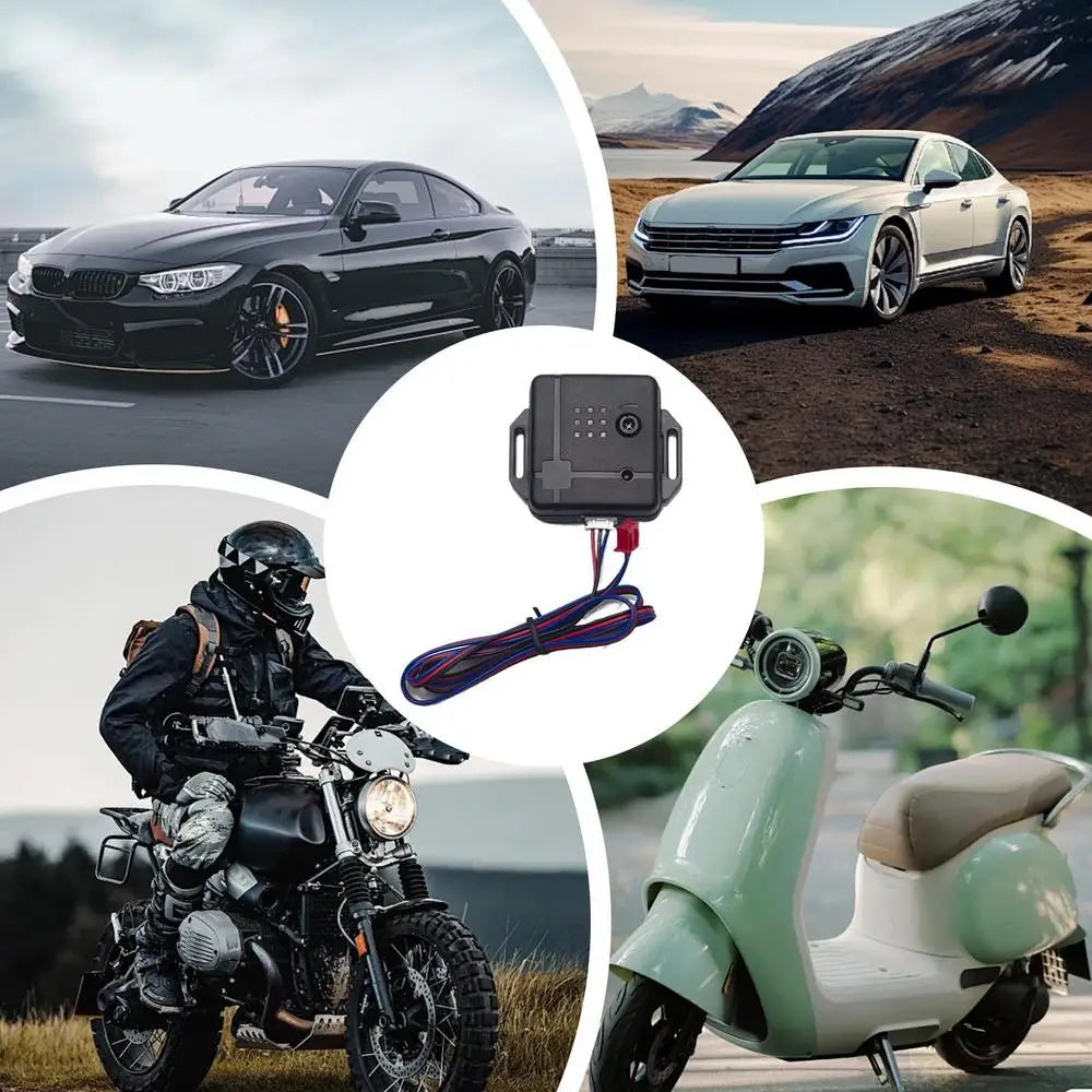 Car Vibration Sensor Alarm Car Anti Theft Device Remote Motion Detectors Car Alarm Device Home Security Systems Waterproof