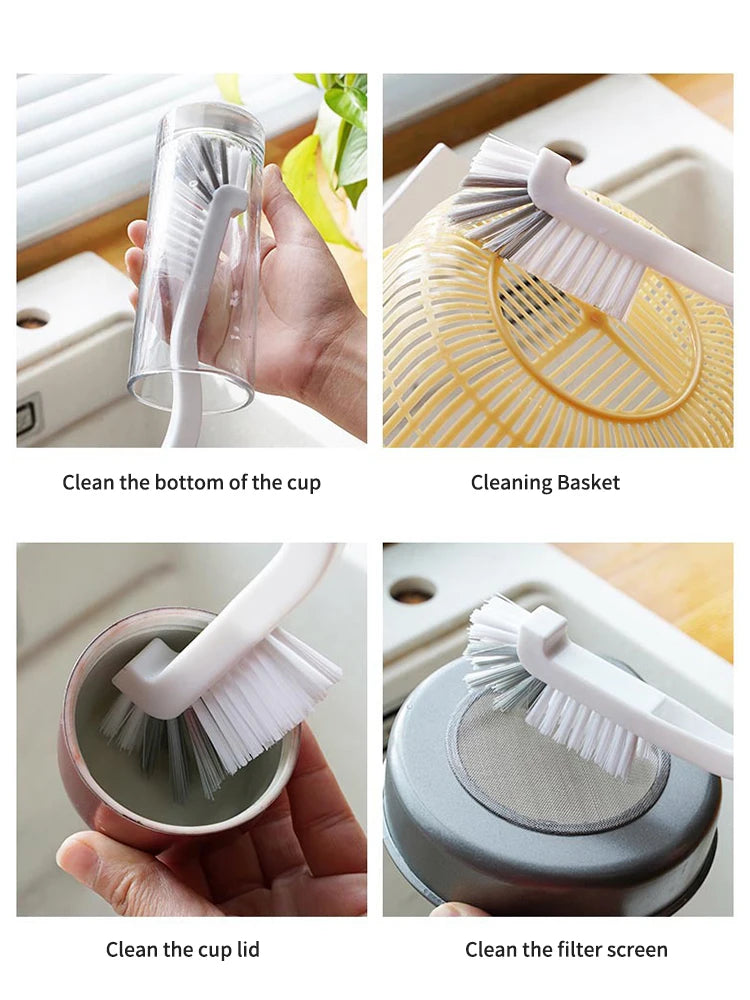 Kitchen Cleaning Brushes For Household Use On Bathtub, Shower, Kitchen, Tile Floors, Sink, Grooves, Window Tracks