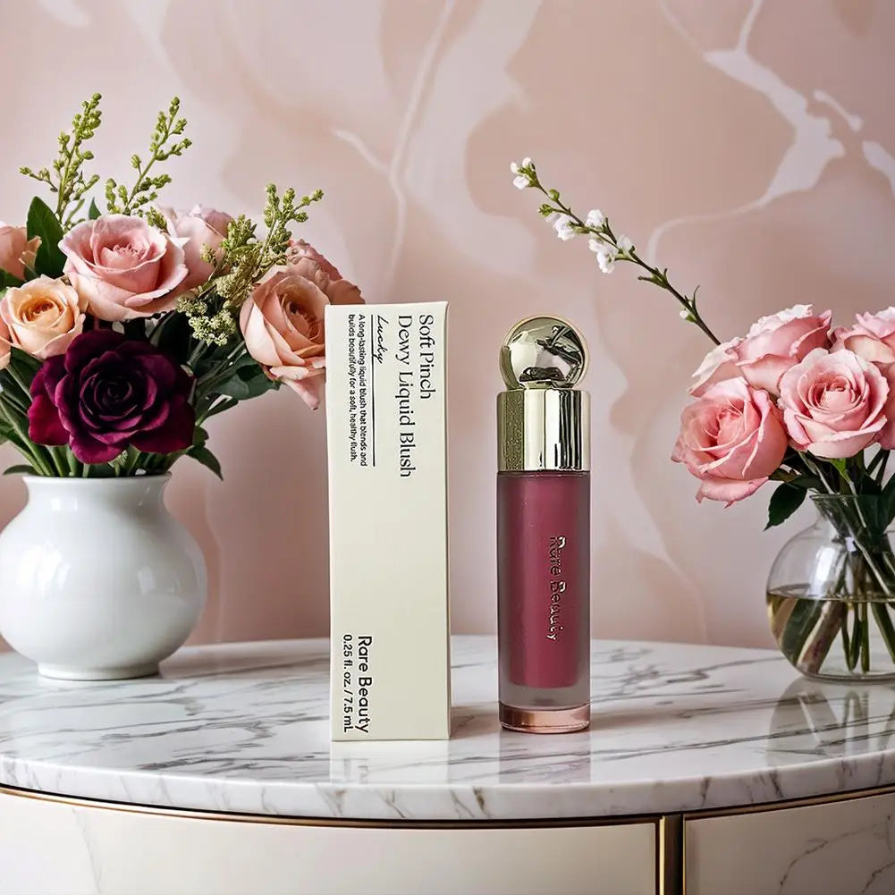 Rare Beauty Liquid Blush Pink Purple Waterproof Face Contour Moisturizing Plump Glossy Expansion Color And Contraction Color