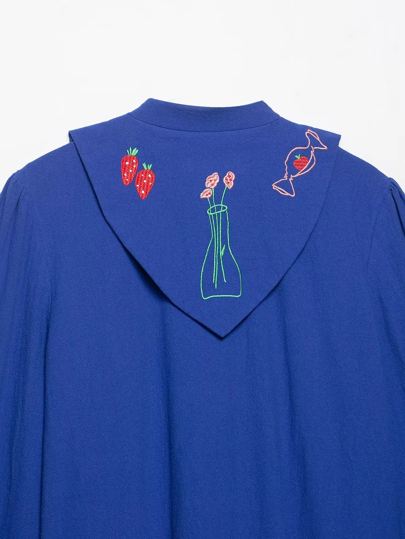 Women Jacket 2025 Women's Fashion Embroidery Loose Short Coat Long Sleeve Jackets Streetwear Casual New Outerwears