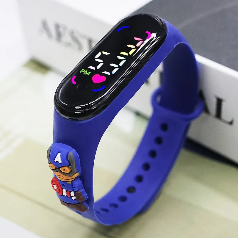 Electronic Digital  Watches  Colour screen Display Children's Watch Cartoon Fashion Watches  Holiday Gift Kids Watches