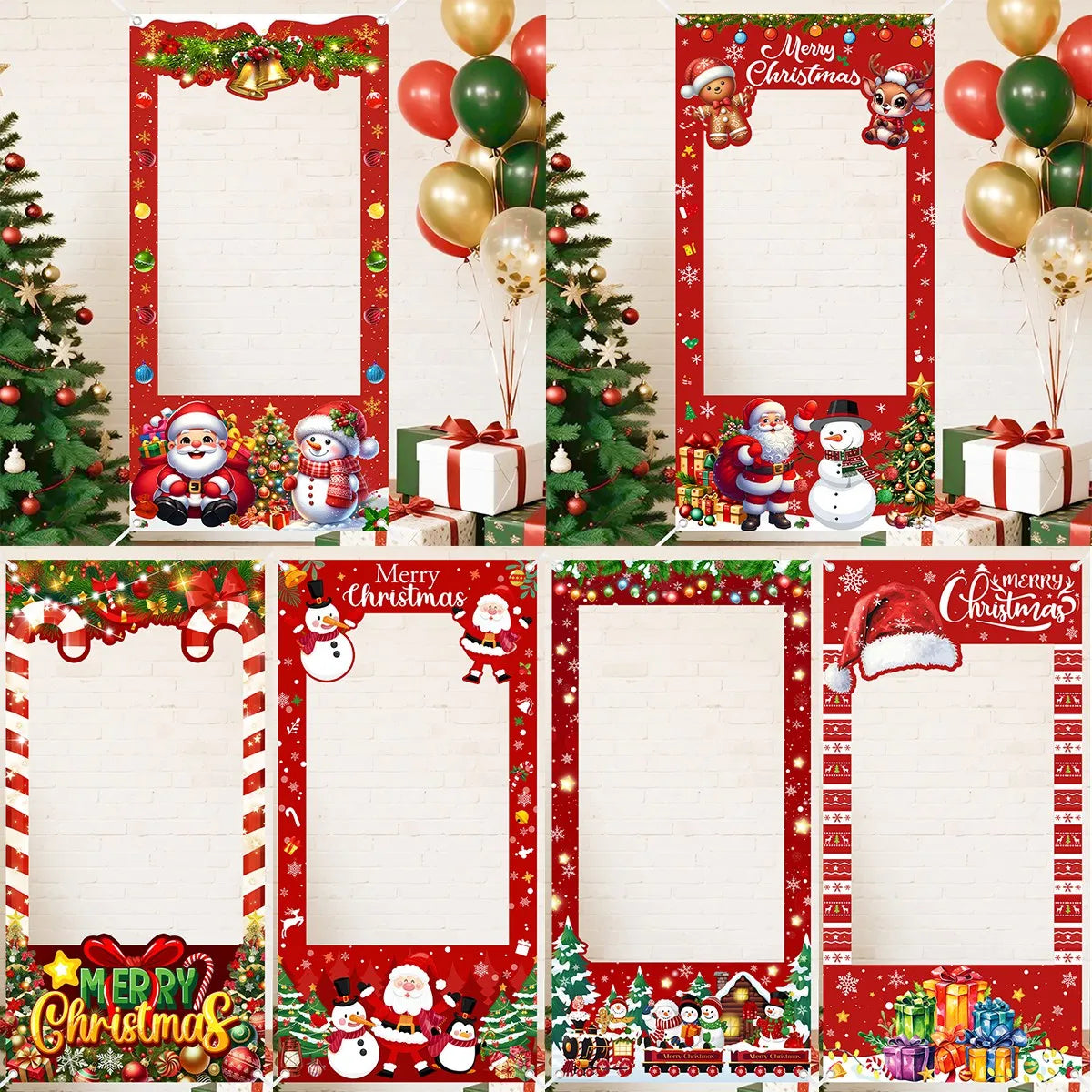 Christmas Photo Frame 2025 Merry Christmas Decorations for Home Navidad Cristmas Party Supplies Ornament Xmas Gift New Year 2026