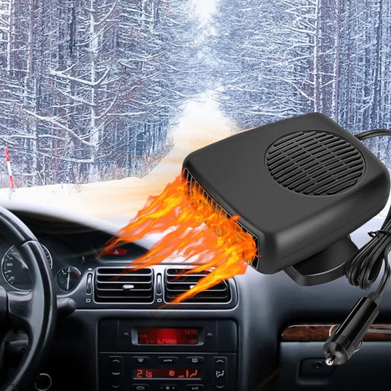Car Defroster Heater Cooler 200W Portable Vehicle Heating Cooling Fan Windshield Electric Demister Mini Air Conditioner