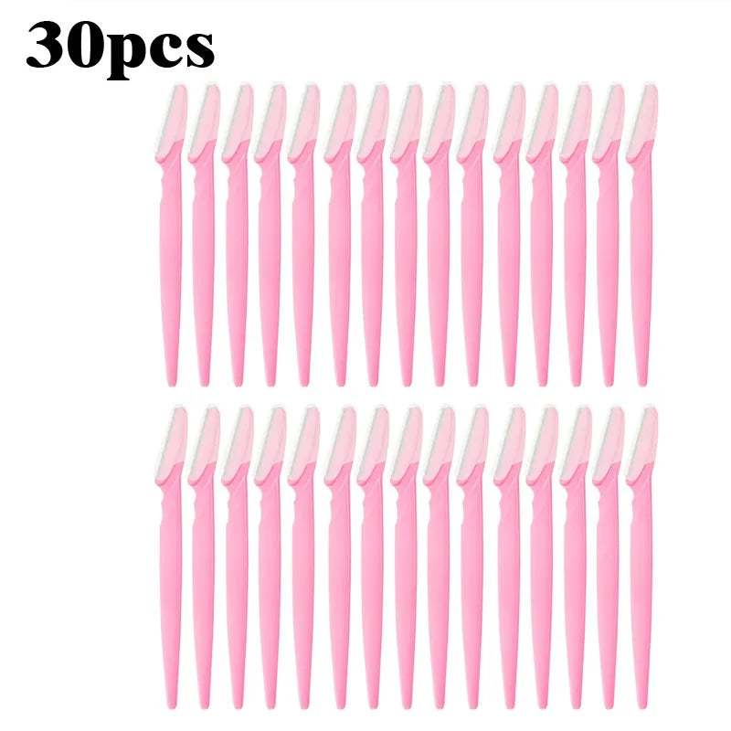 Wholesale Eyebrow Trimmer Blade Shaver Portable Face Razor Eye Brow Epilation Hair Removal Cutters Safety Razor Makeup Tools