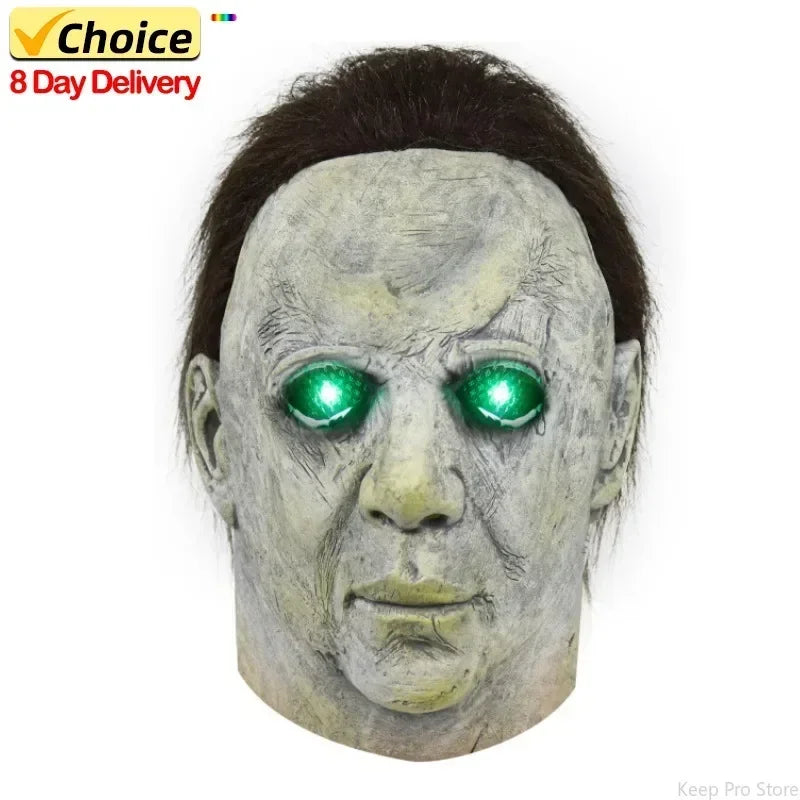 Halloween Mask, Party Mask, Fun Horror Mask, Cosplay Mask, Masquerade Mask, Led Mask, Halloween Decoration, Halloween Props