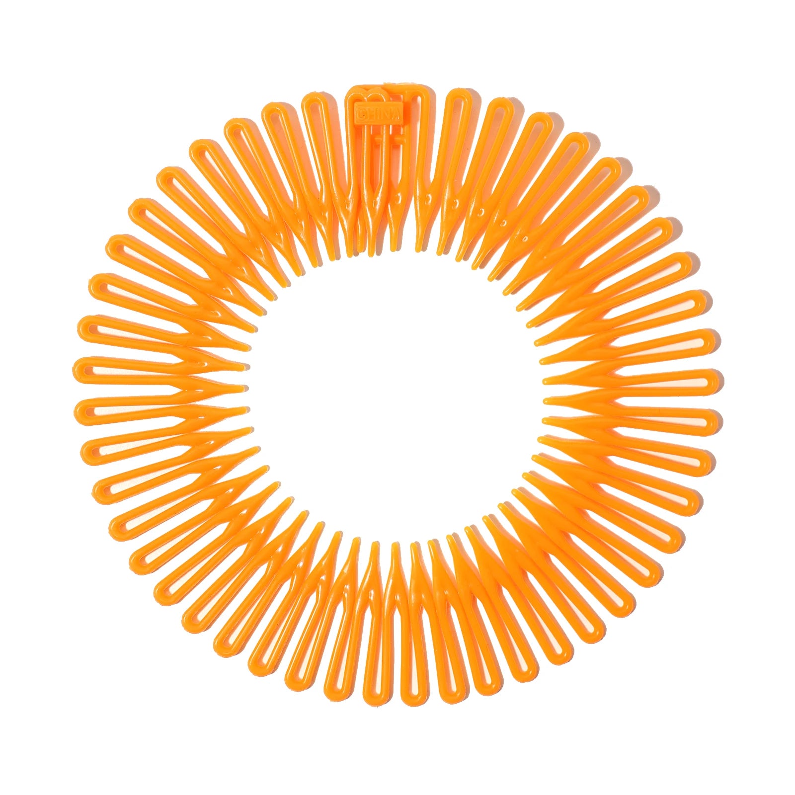 Women Plastic Full Circle Stretch Flexible Comb Teeth Headband Hair Band Clip Face Wash Fixed Hair Accessories