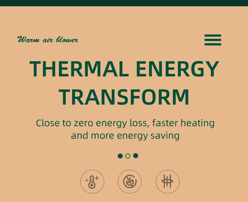 Mini Electric Heater Portable Desktop Low Consumption Warm Heating Fans for Home Office Hand Foot Warmer Heater for Winter 500W