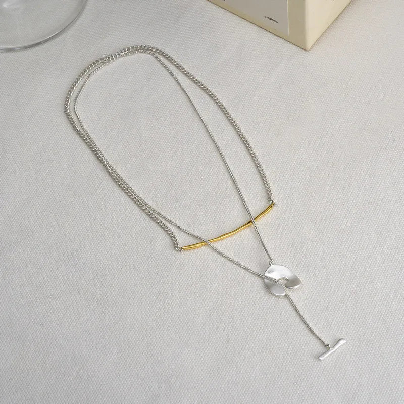 Fashion Jewelry Accessories Two Wearing Method Pendant Chain Necklace For Women Female Popular Style Hot Sale Party Gift