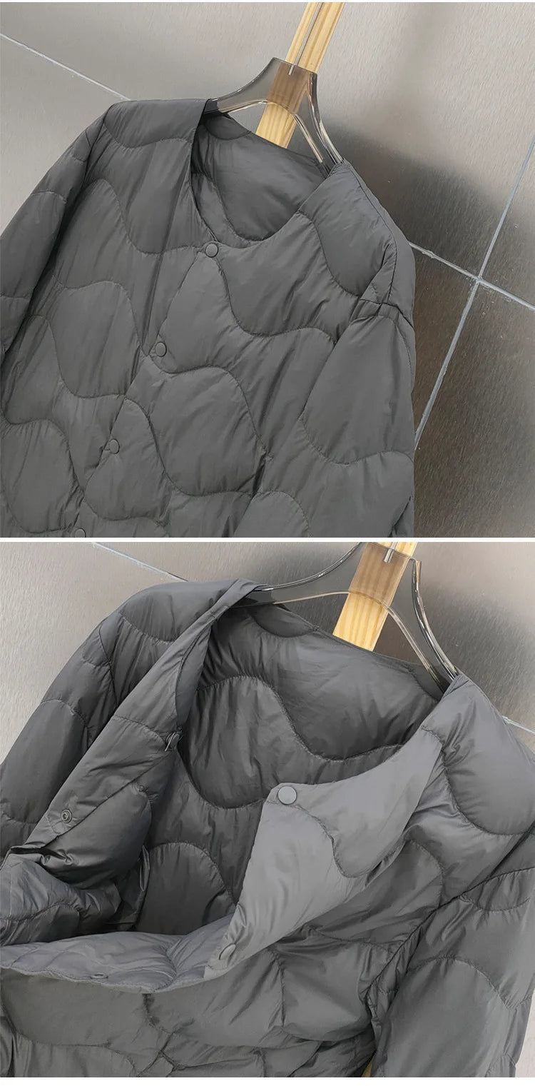 New Coats and Jackets Men's Lightweight Down Vest V-Neck Jacket Very Warm Winter Man Jacket Warm White Duck Down Man Windbreaker