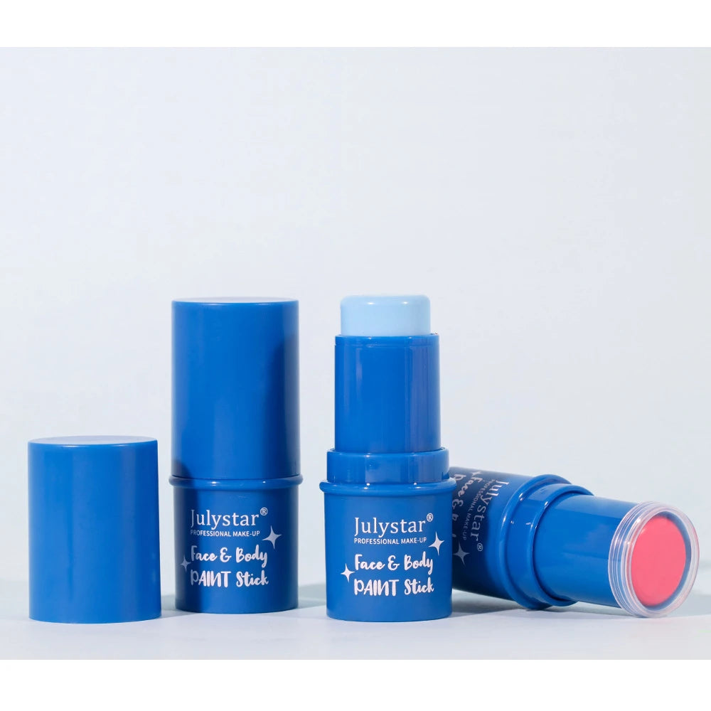 Halloween Body Face Paint Eyeshadow Stick Cosplay Makeup Cosmetics Fake Blood Waterproof Luminous White Halloween Face Painting