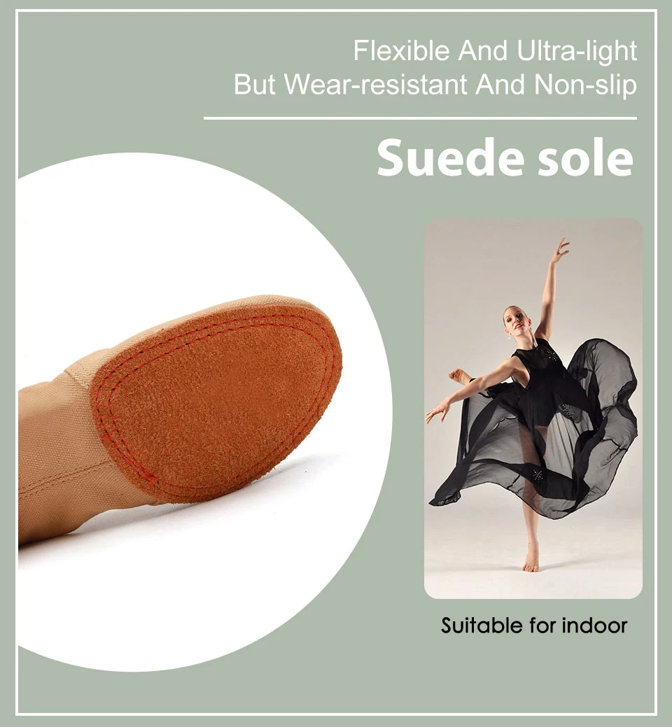 Women Dance Shoes Teacher Training Shoes Adults Latin Shoes Girls Soft sole Ballet Shoes Jazz Yoga Belly Dance Shoes Female