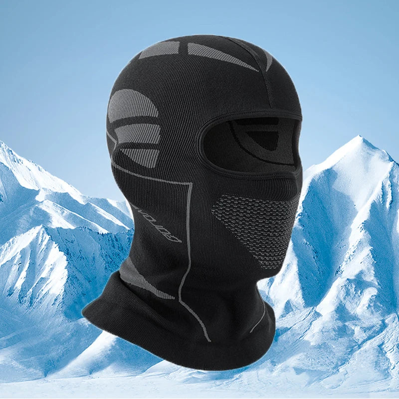 Winter Thermal Ski Balaclava Hats for Women Men Outdoor Full Face Mask Cold-Proof Cycling Head Neck Cover Helmet Liner Cap Scarf