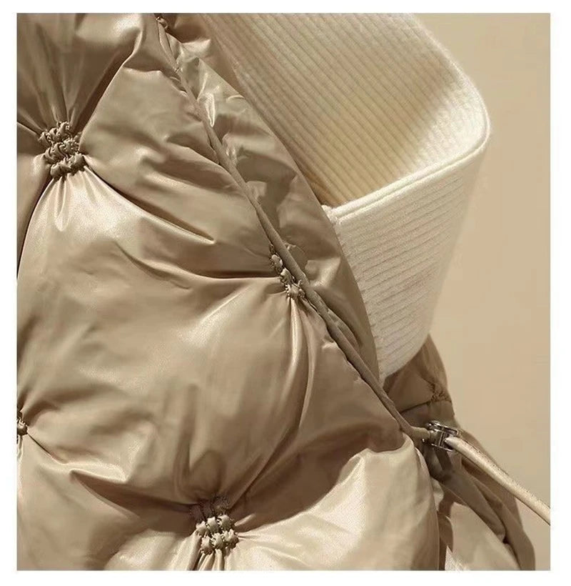 Winter Sleeveless Jacket Female Down Vest 2024 New Duck Down Puffer Waistcoat Ultra Light Winderproof Outwear Women Gilet