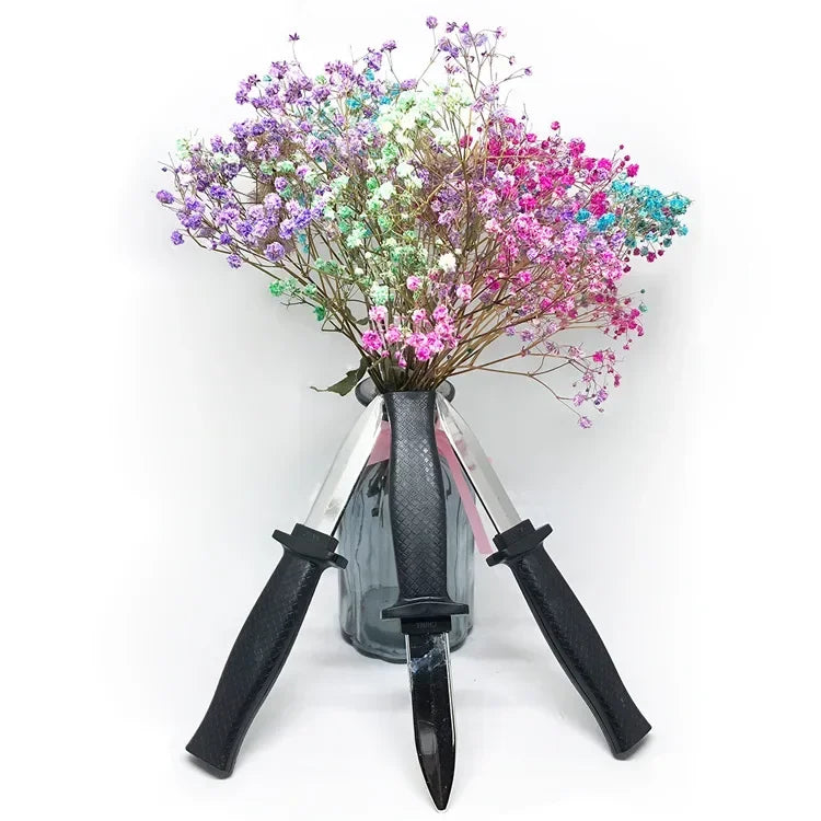 Halloween Decorations Plastic Retractable Knife Halloween Party Children's Fun Props Birthday Halloween Gift Fake Dagger