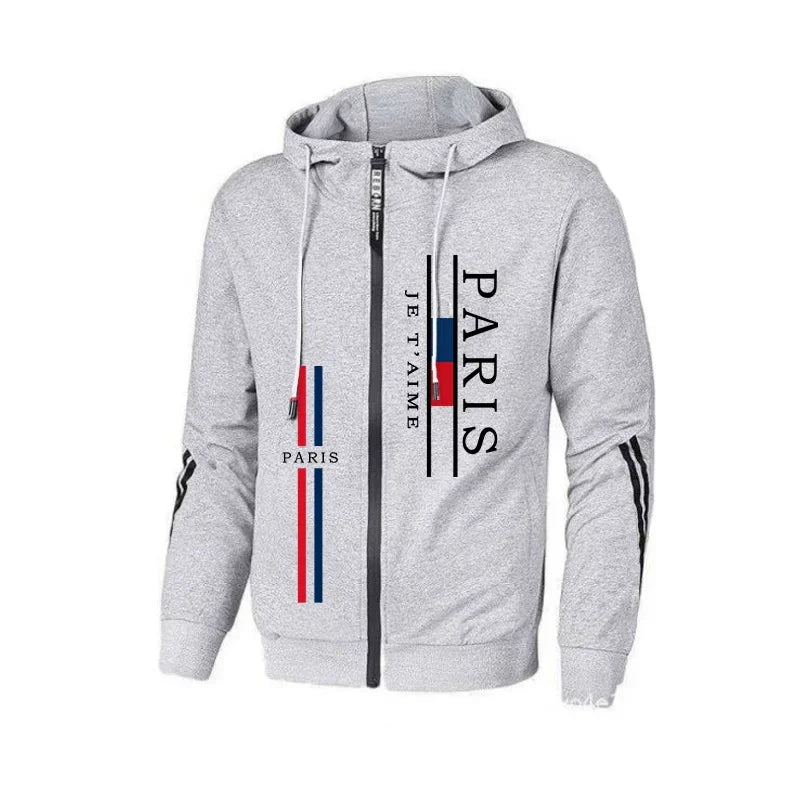 Men's Tracksuit Daily Fashion Autumn Winter Casual Quality Pullover Single Zipper Men Sweatshirts Hoodies Pants Sports Outdoor