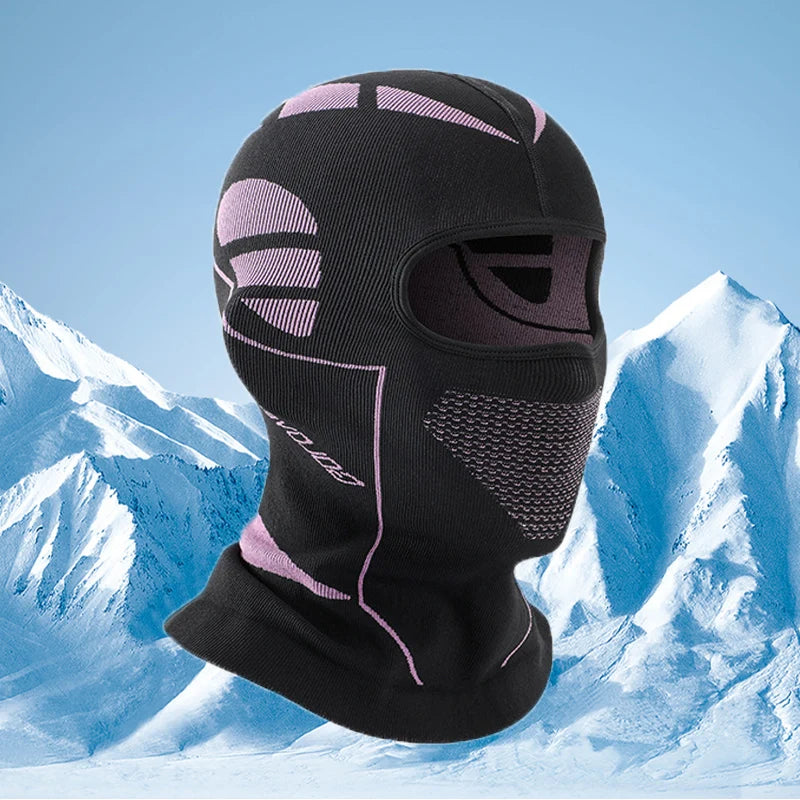 Winter Thermal Ski Balaclava Hats for Women Men Outdoor Full Face Mask Cold-Proof Cycling Head Neck Cover Helmet Liner Cap Scarf