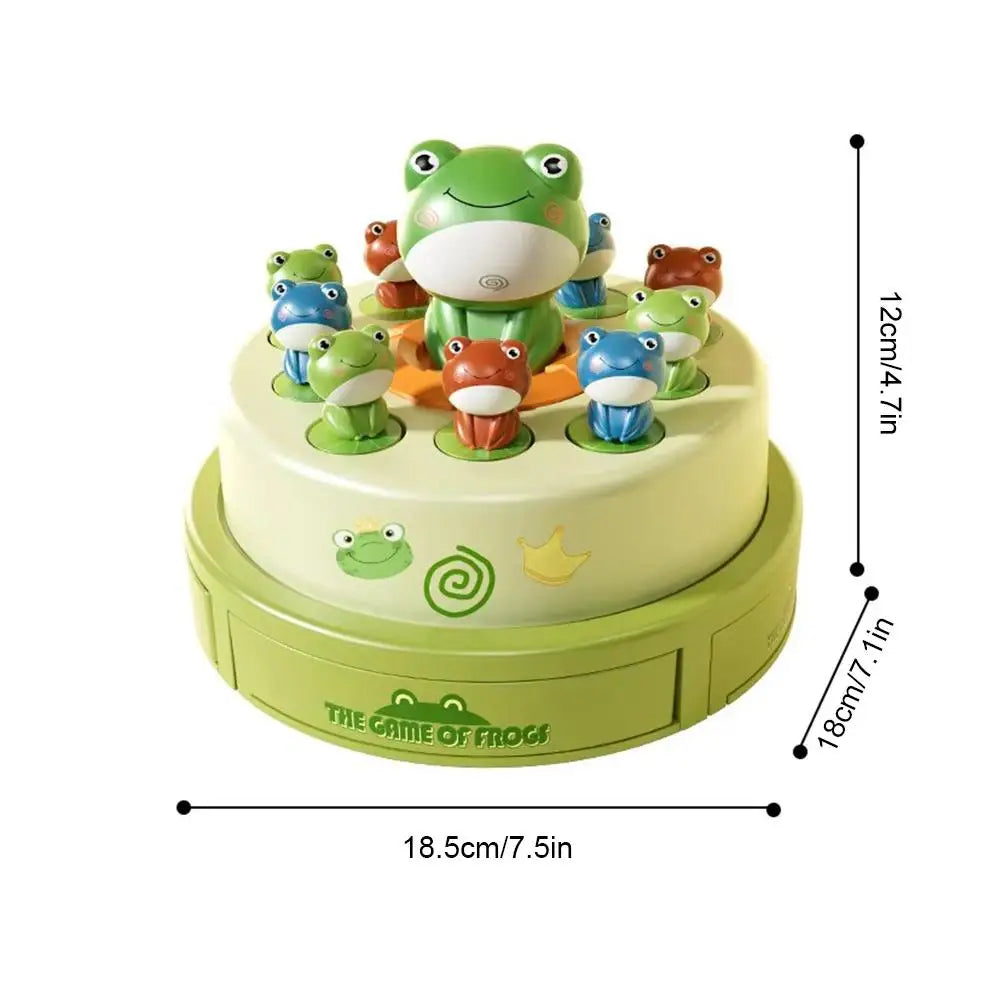 Kid Toy Launch Frog Cartoon Flying Frog Catching Funny Toy Development Sensory Interaction1 2 Players Game Puzzle Toy