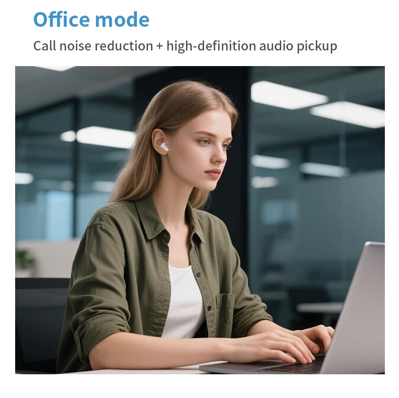 Earphone bluetooth Bluetooth headphonesTWS wireless Bluetooth earphones with long battery life, in-ear design, Bluetooth 5.6