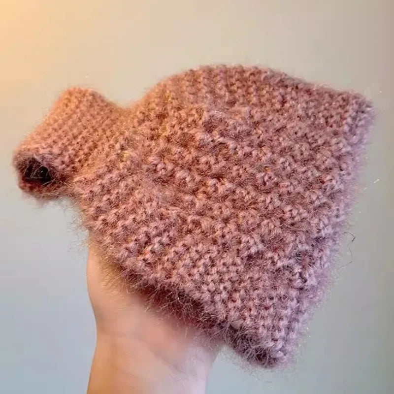 Winter Warm Knitted Headband Windproof Wool Knitting Warm Hair Band Cold Autumn Cover Ears Thermal Headwear Hair Accessories