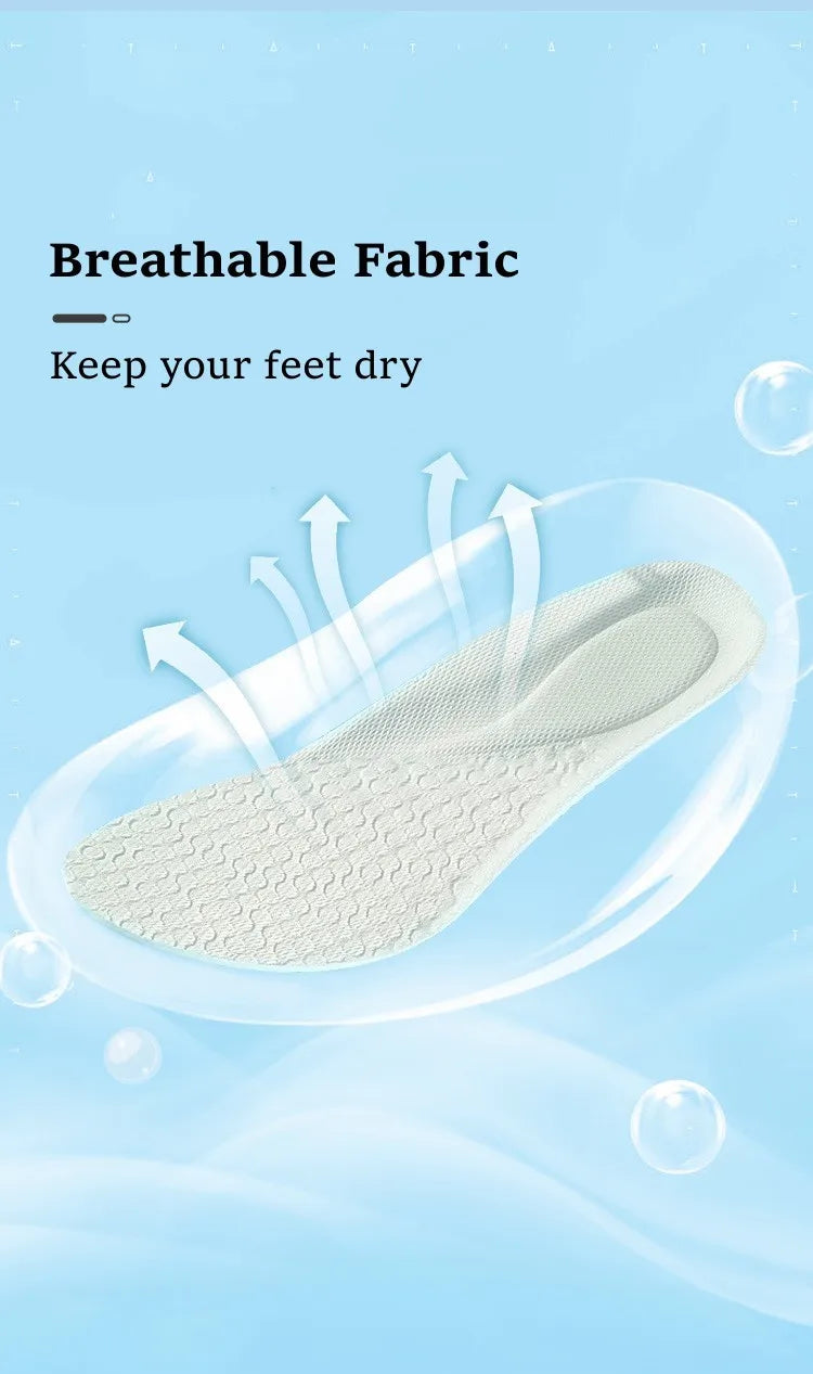 Sport Insoles for Feet Soft Shock Absorption Inserts Template Orthopedic Plantar Fasciitis Insole for Shoes Man Women Shoe Sole