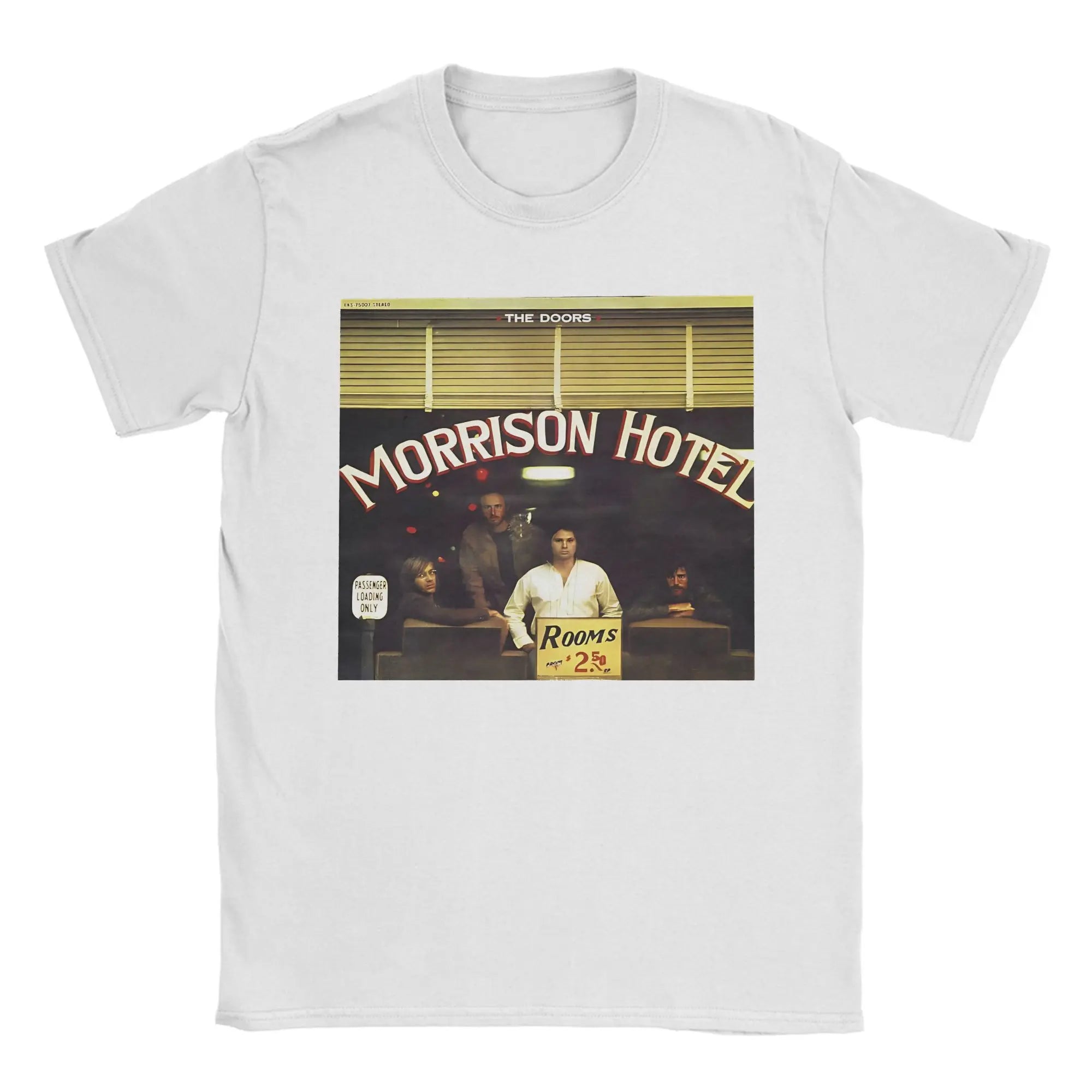 Men's T-Shirts The Doors   Retro Band 60s Vintage Leisure Cotton Tees Short Sleeve  T Shirts O Neck Tops New Arrival