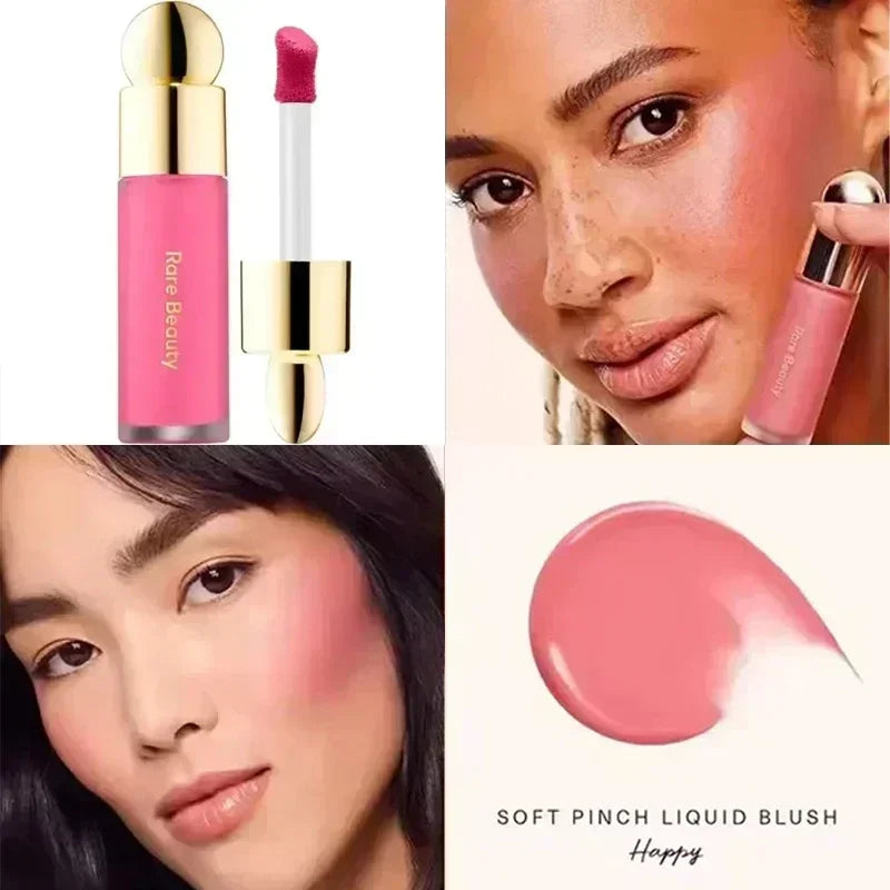 Rare Beauty Liquid Blush Lip Gloss Luminizer Blusher Long Lasting Moisturizing Nutrient Light Repair Lipstick Nature Face Makeup
