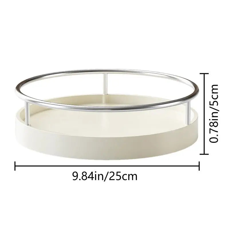 Kitchen Turntable Organizer Rotating Tray Organizer Kitchen Countertop Refrigerator Cupboard Kitchen Countertop Organizer